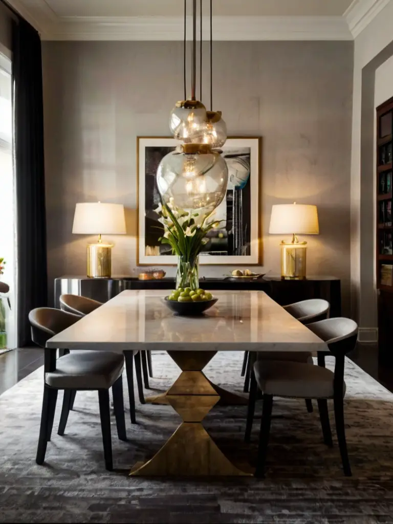 20 Chic Dinning Room Ideas To Copy - whatdosquirreleat.com